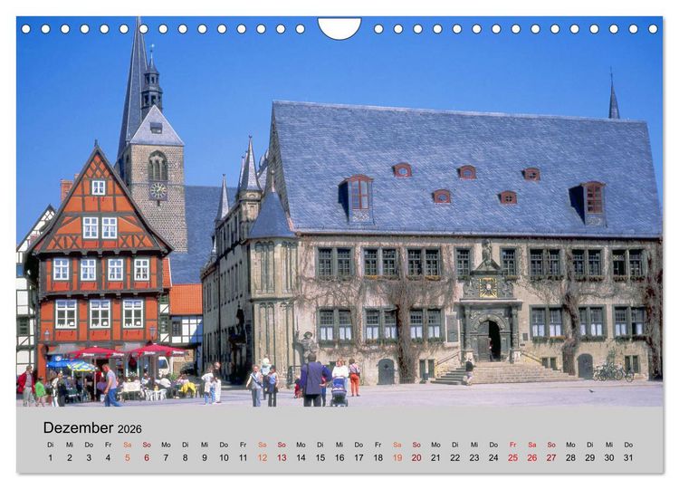 Produktbild: UNESCO Welterbest&auml;tten in Deutschland (Wandkalender 2026 DIN A4 quer), CALVENDO Monatskalender