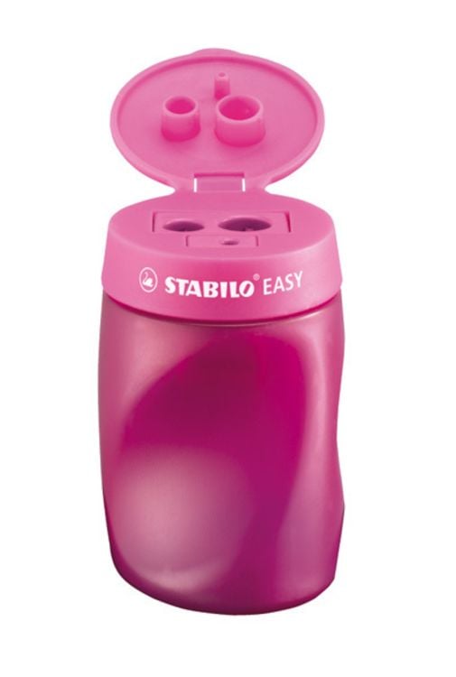 STABILO EASYgraph Schul-Set Spitzer+Radierer+2 Bleistifte für Rechtshänder