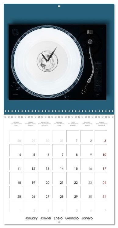 Produktbild: Vinyl in focus (Wall Calendar 2027 12 &times; 12 Inch) CALVENDO 12 Month Wall Calendar