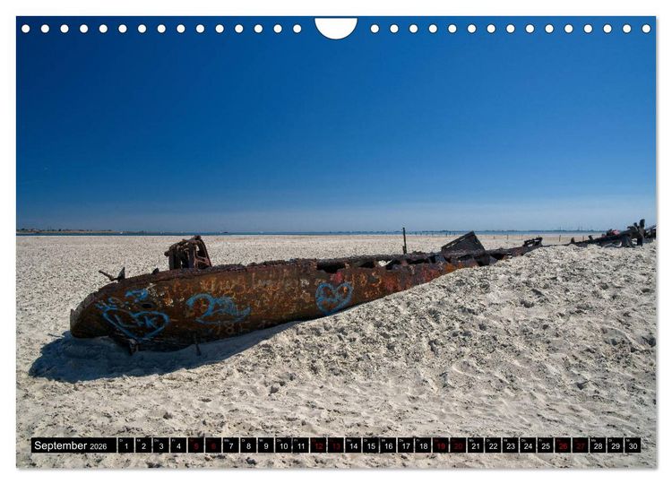 Produktbild: Norderney - von barfuss bis Cocktail (Wandkalender 2026 DIN A4 quer), CALVENDO Monatskalender