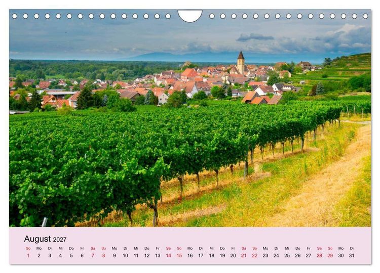 Produktbild: Augenblicke im Kaiserstuhl (Wandkalender 2027 DIN A4 quer), CALVENDO Monatskalender