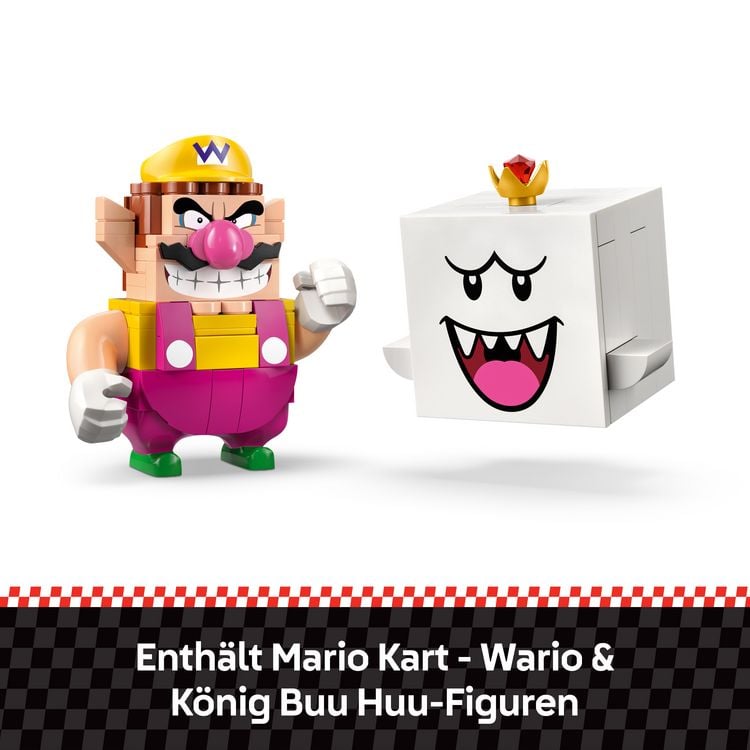 Produktbild: LEGO Super Mario 72038 Mario Kart - Wario & K&ouml;nig Buu Huu, Figuren