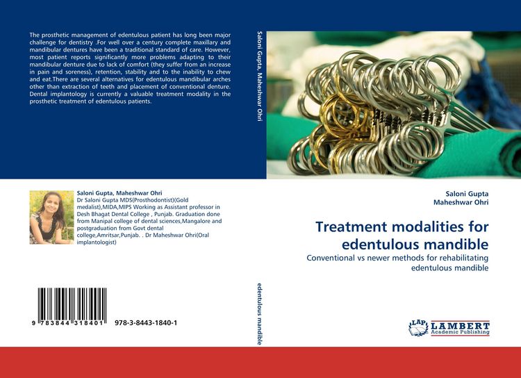 Produktbild: Treatment modalities for edentulous mandible