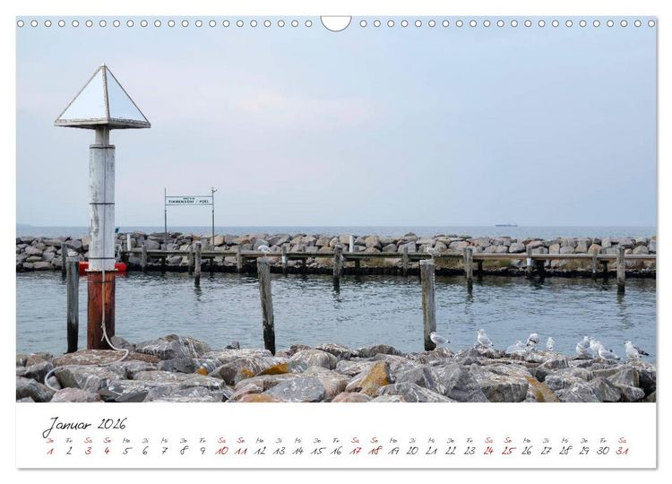 Produktbild: Osteeinsel Poel (Wandkalender 2026 DIN A3 quer), CALVENDO Monatskalender