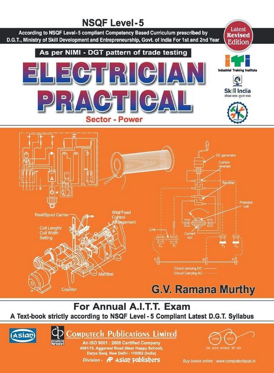 Produktbild: Electrician Practical (Nsqf - 5 Syll.) 1st & 2nd Yr.