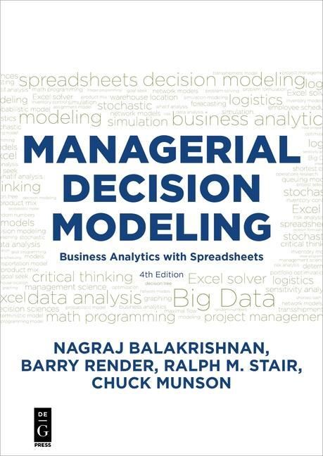 Produktbild: Managerial Decision Modeling