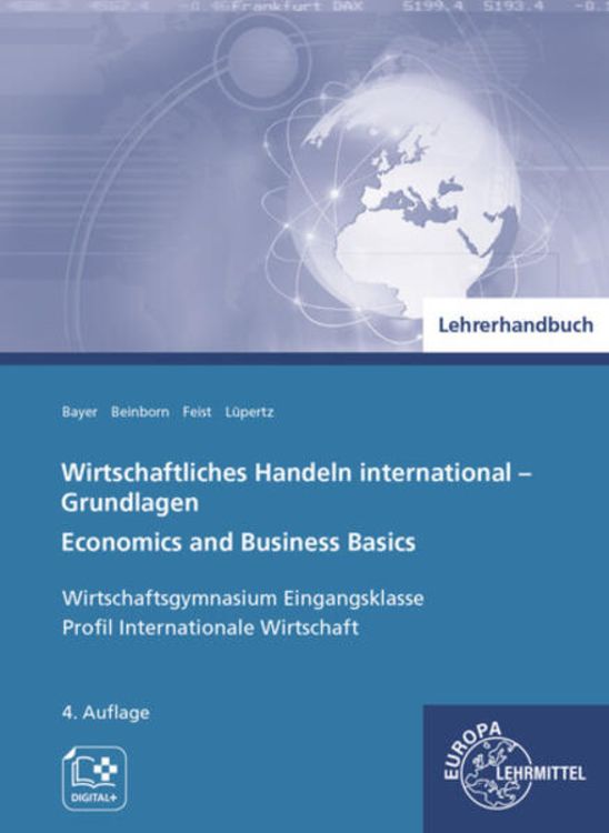 Produktbild: Lehrerhdb./ Wirtschaftl. Handeln internat. Grundlagen