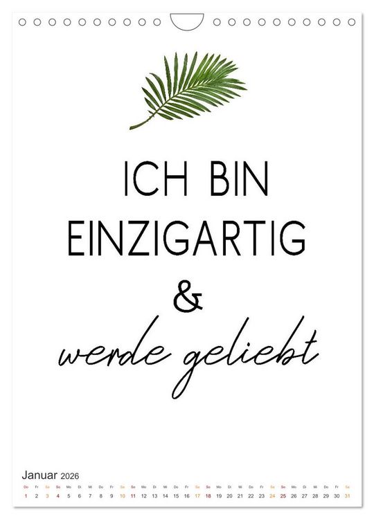 Produktbild: Motivation (Wandkalender 2026 DIN A4 hoch), CALVENDO Monatskalender