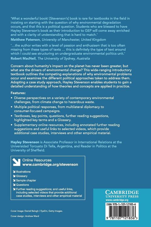 Produktbild: Global Environmental Politics