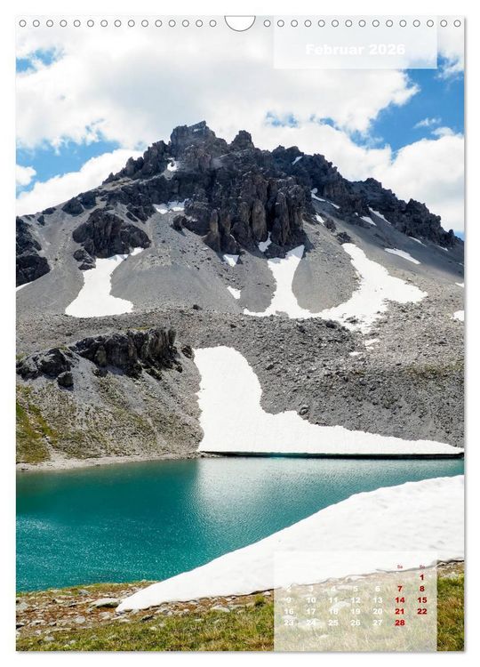 Produktbild: Die Traumhaften Seen der Alpen (Wandkalender 2026 DIN A3 hoch), CALVENDO Monatskalender
