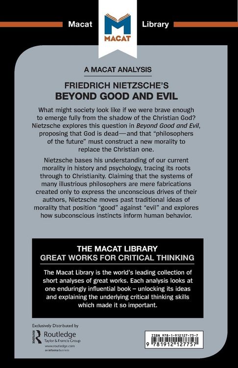 Produktbild: An Analysis of Friedrich Nietzsche's Beyond Good and Evil