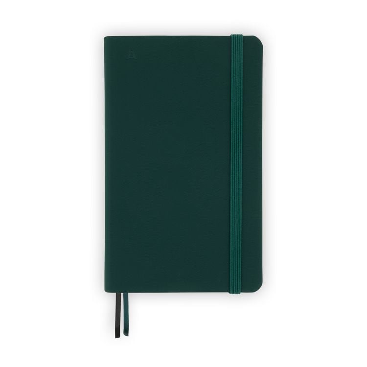 Produktbild: Notizbuch A6 Softcover Moss Green Blanko, 128 Seiten