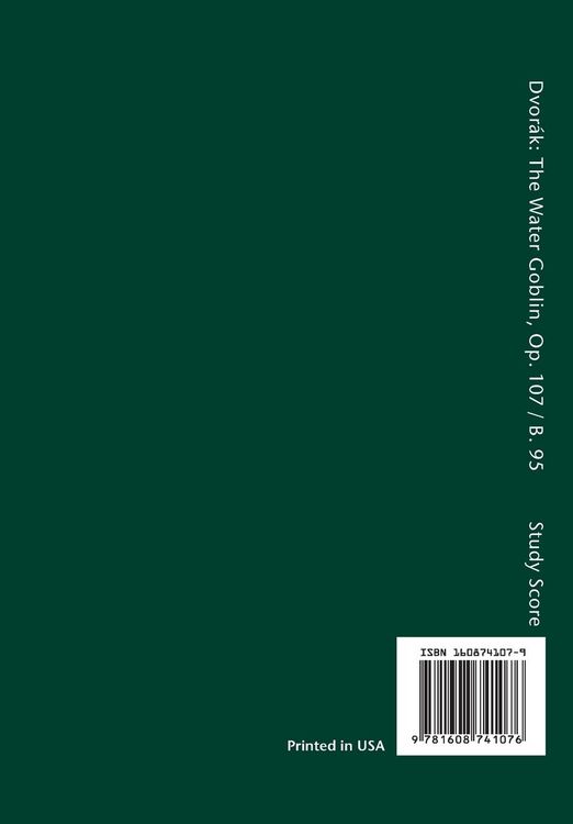 Produktbild: The Water Goblin, Op.107 / B.195