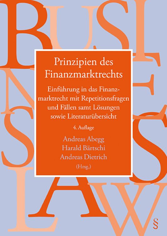 Produktbild: Prinzipien des Finanzmarktrechts