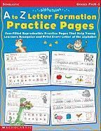 Produktbild: A to Z Letter Formation Practice Pages: Grades Pre K-1