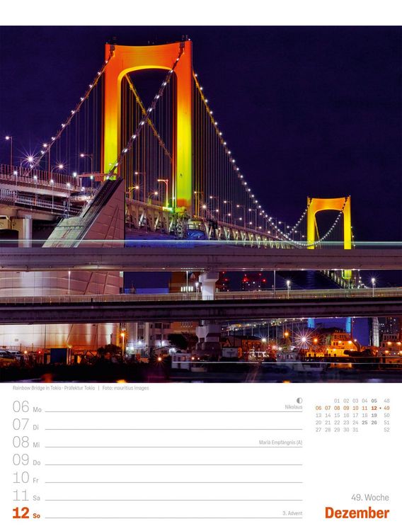 Produktbild: Japan Wochenplaner Kalender 2027 | Das Land der aufgehenden Sonne