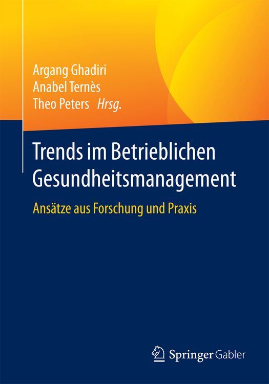 Produktbild: Trends im Betrieblichen Gesundheitsmanagement