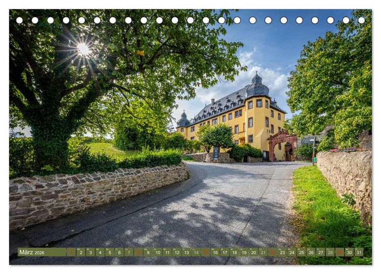 Produktbild: Kulturlandschaft Rheingau (Tischkalender 2026 DIN A5 quer), CALVENDO Monatskalender
