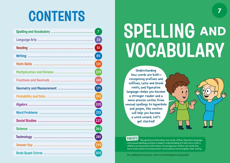 Produktbild: Brain Quest Workbook: 5th Grade Revised Edition