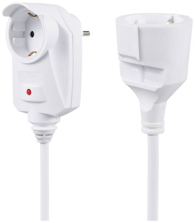 Produktbild: Sygonix SY-6248190 Strom Verl&auml;ngerungskabel 16A Wei&szlig; 1.50m H05VV-F 3G 1,5mm&sup2;