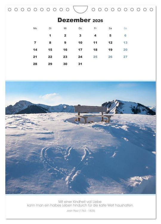 Produktbild: Attraktive Herzmotive 2026 (Wandkalender 2026 DIN A4 hoch), CALVENDO Monatskalender