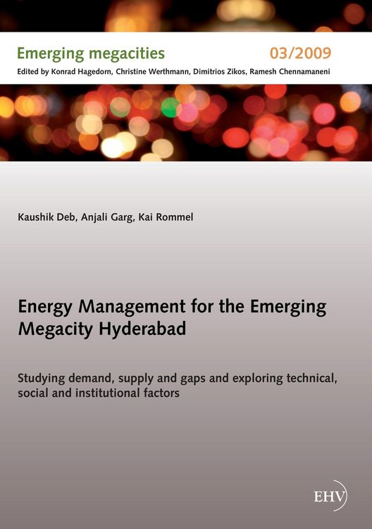 Produktbild: Energy Management for the Emerging Megacity Hyderabad