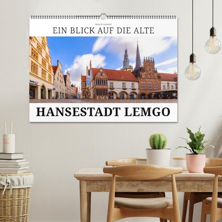 Produktbild: Ein Blick auf Alte Hansestadt Lemgo (Wandkalender 2026 DIN A2 quer), CALVENDO Monatskalender