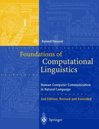 Produktbild: Foundations of Computational Linguistics