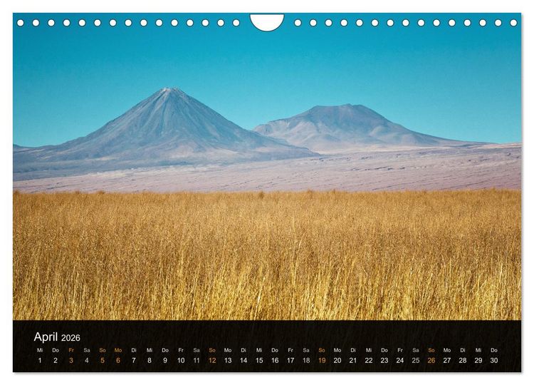 Produktbild: Atacama: Die W&uuml;ste im Norden Chiles (Wandkalender 2026 DIN A4 quer), CALVENDO Monatskalender