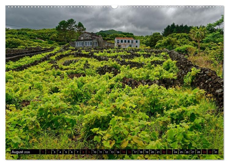 Produktbild: Pico Azoren - Vulkanisch gepr&auml;gte Trauminsel im Atlantik (hochwertiger Premium Wandkalender 2026 DIN A2 quer), Kunstdruck in Hochglanz