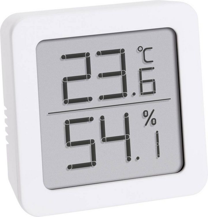 Produktbild: TFA Dostmann Thermo-/Hygrometer Wei&szlig; 30.5051.02