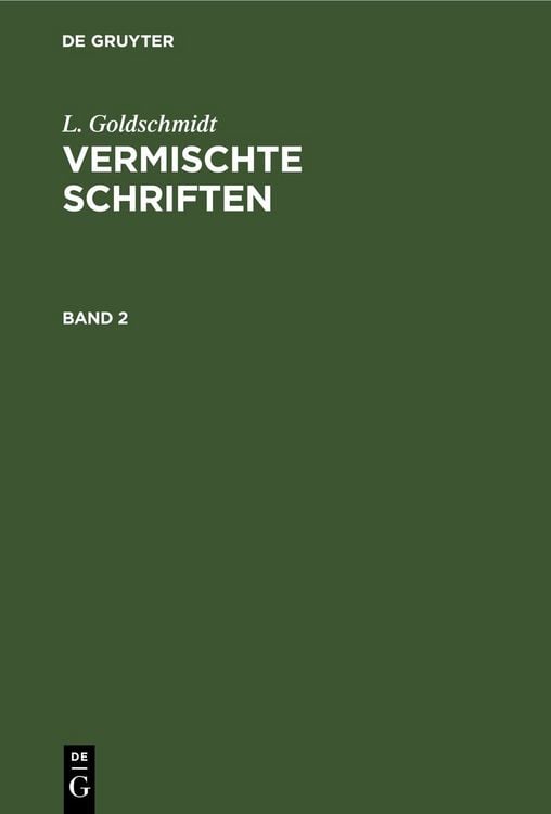 Produktbild: Vermischte Schriften. Band 2