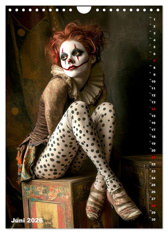 Produktbild: Clowngeschichten - Eine besondere Welt (Wandkalender 2026 DIN A4 hoch), CALVENDO Monatskalender