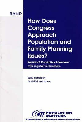 Produktbild: How Does Congress Approach Family Planning Issues?