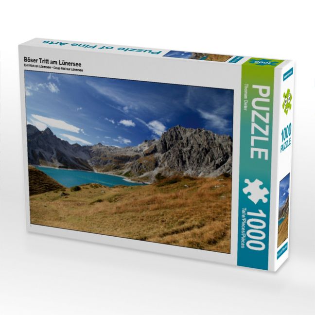 Produktbild: CALVENDO Puzzle B&ouml;ser Tritt am L&uuml;nersee | 1000 Teile Lege-Gr&ouml;&szlig;e 64x48cm Foto-Puzzle f&uuml;r gl&uuml;ckliche Stunden