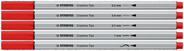 Produktbild: STABILO Filzstift & Fineliner Multi-Liner-Set - Creative Tips - ARTY, 30er Metalletui - CLASSIC
