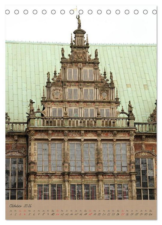 Produktbild: Sch&ouml;ne alte Hansestadt Bremen (Tischkalender 2026 DIN A5 hoch), CALVENDO Monatskalender