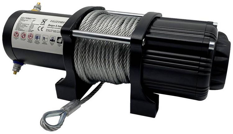 Produktbild: Berger & Schr&ouml;ter Seilwinde 31767 Zugkraft (rollend)=3.15 kg Funk-Fernbedienung, inkl. Rollenfenster