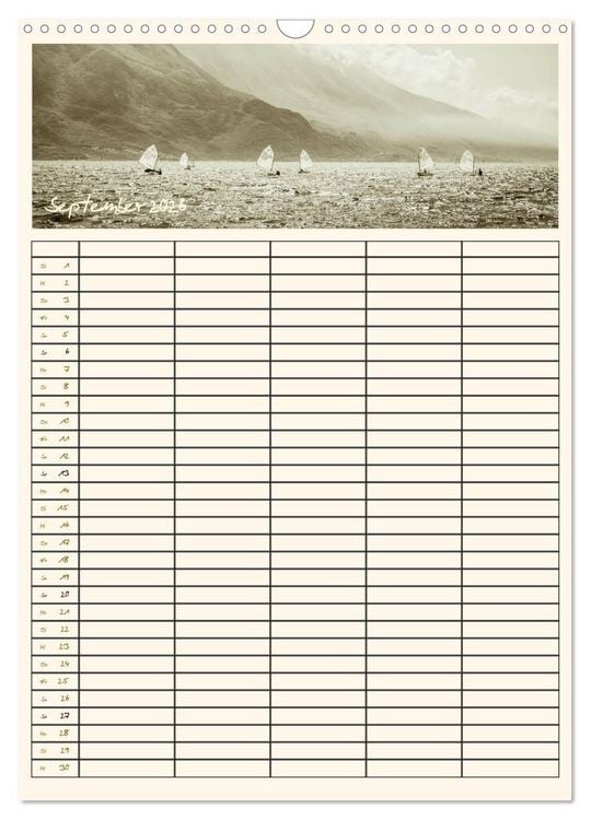 Produktbild: Der Gardasee im Norden - Familienplaner 2026 (Wandkalender 2026 DIN A3 hoch), CALVENDO Monatskalender