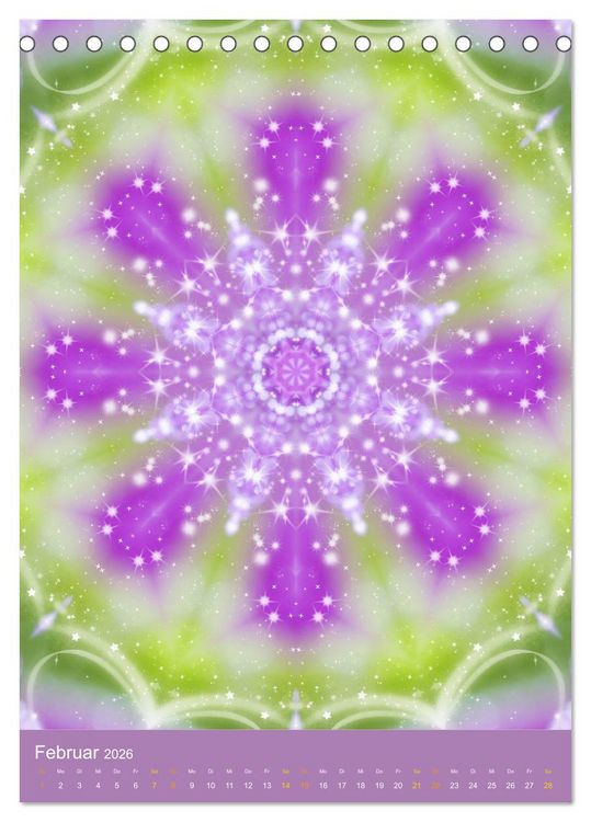 Produktbild: Lichtvolle Mandalas (Tischkalender 2026 DIN A5 hoch), CALVENDO Monatskalender