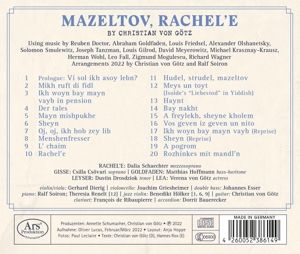 Produktbild: Mazeltov,Rachel'e-Yiddish Songs