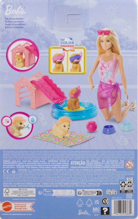 Produktbild: Barbie Hündchen Pooplparty aloha blond