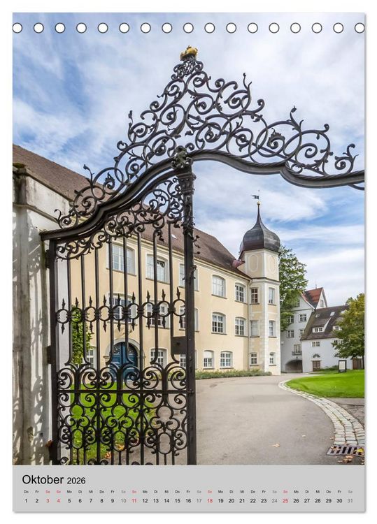 Produktbild: ALLG&Auml;U Idylle und Historie (Tischkalender 2026 DIN A5 hoch), CALVENDO Monatskalender