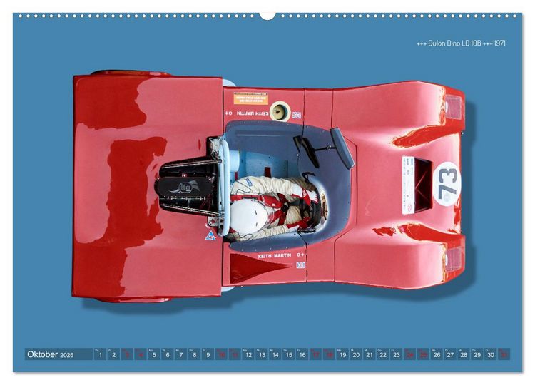 Produktbild: Legenden des Rennsports Historic Sports Cars 1960-1975 (hochwertiger Premium Wandkalender 2026 DIN A2 quer), Kunstdruck in Hochglanz