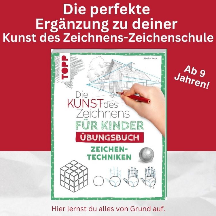 Produktbild: Die Kunst des Zeichnens f&uuml;r Kinder &Uuml;bungsbuch - Zeichentechniken
