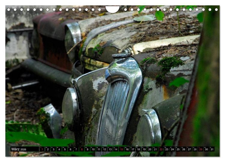 Produktbild: Autowracks - rostende Liebe (Wandkalender 2026 DIN A4 quer), CALVENDO Monatskalender