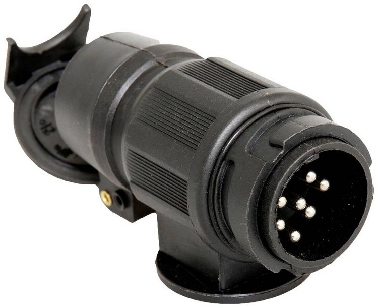 Produktbild: HP Autozubeh&ouml;r 28549 Anh&auml;nger Adapter [Stecker 7polig - Steckdose 13polig] Kunststoff