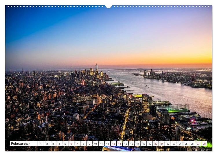 Produktbild: Wundervolles New York (Wandkalender 2027 DIN A2 quer), CALVENDO Monatskalender
