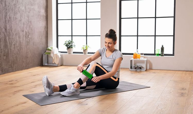 Massageroller & Bauchtrainer 2 in 1