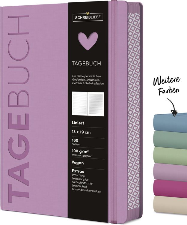 Produktbild: Tagebuch Flieder